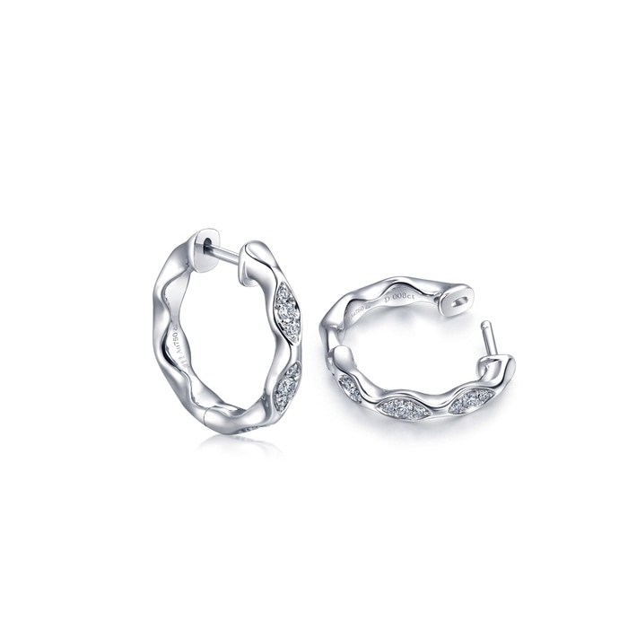 18K White Gold Earring | Chow Sang Sang Jewellery | YuYu | 95282E - 5