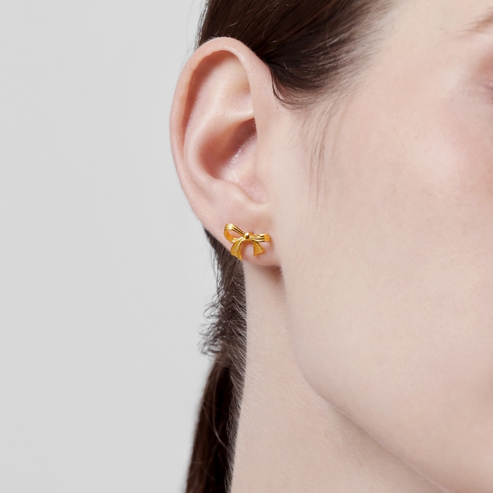 999.9黃金 耳環 | 周生生珠寶 | Essence「永」 | 95306E - 2