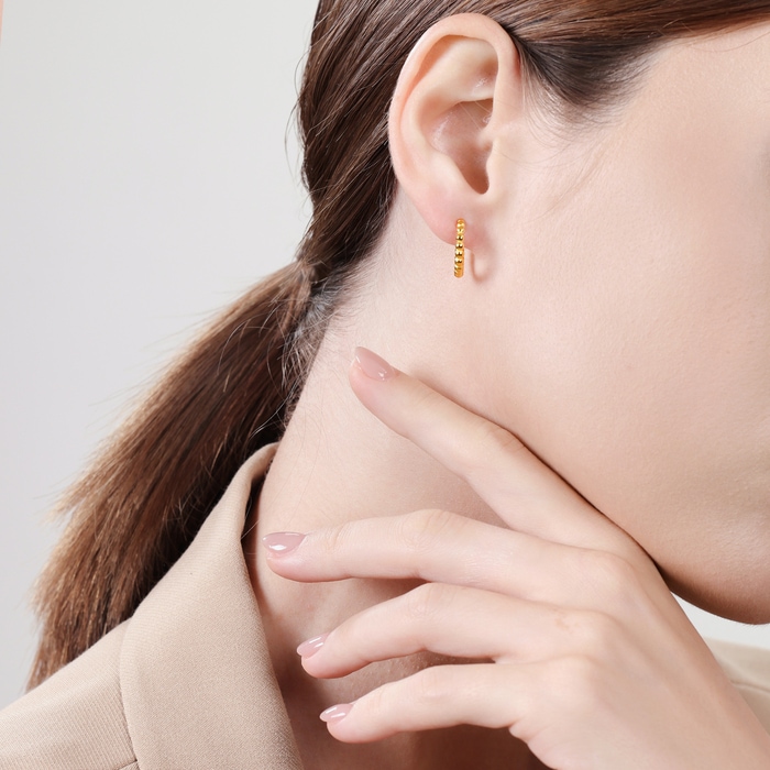 Solid Gold Earring | Chow Sang Sang Jewellery | Essence | 95309E - 3