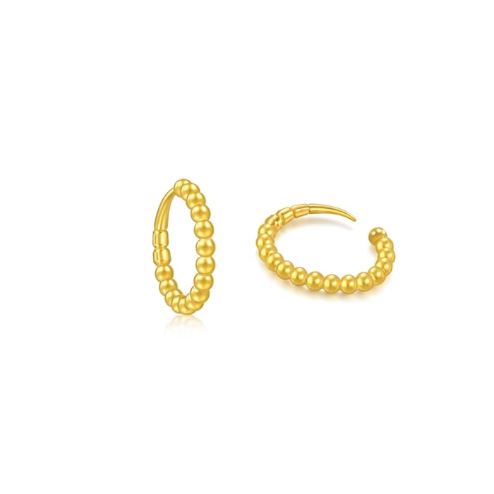 Solid Gold Earring | Chow Sang Sang Jewellery | Essence | 95309E - 5