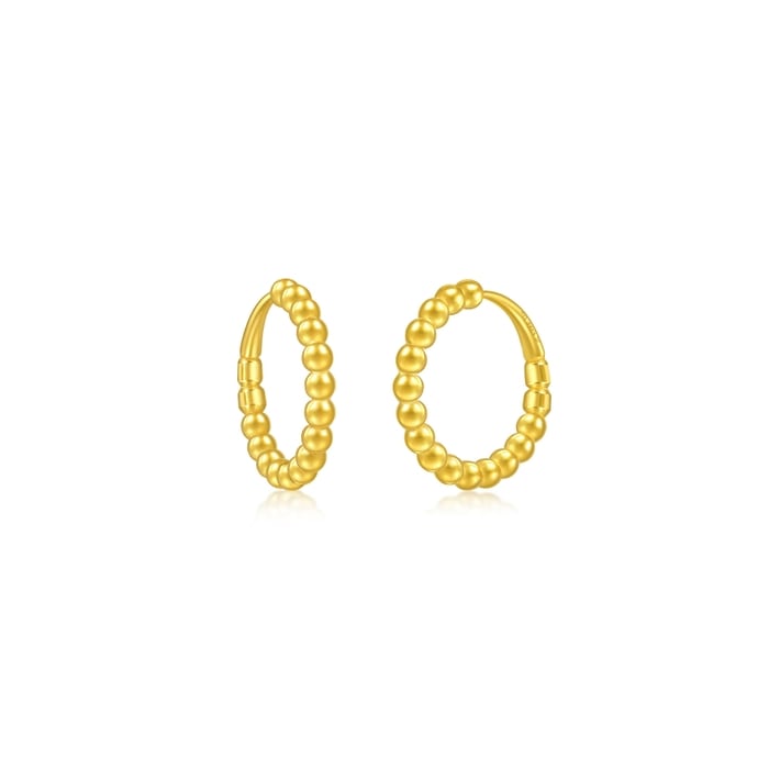 Solid Gold Earring | Chow Sang Sang Jewellery | Essence | 95309E - 4