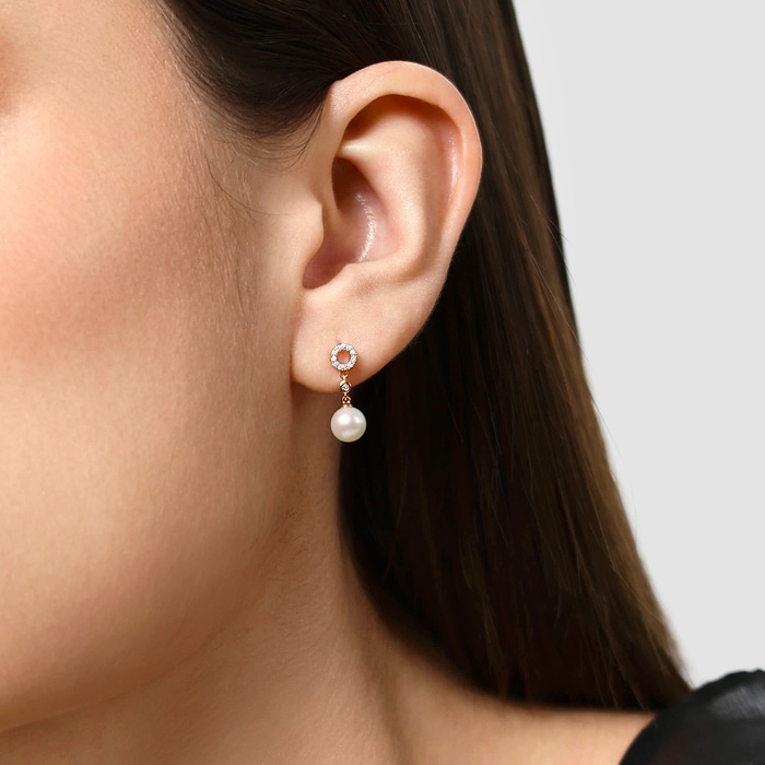 18K玫瑰金 耳環 | 周生生珠寶 | Daily Luxe | 95380E - 2