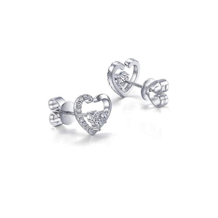 18K White Gold Earring | Chow Sang Sang Jewellery | 95421E - 5