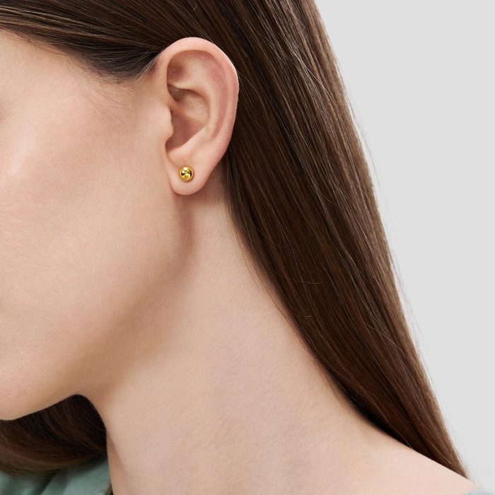 999.9黃金 耳環 | 周生生珠寶 | Essence「永」 | 95442E - 3