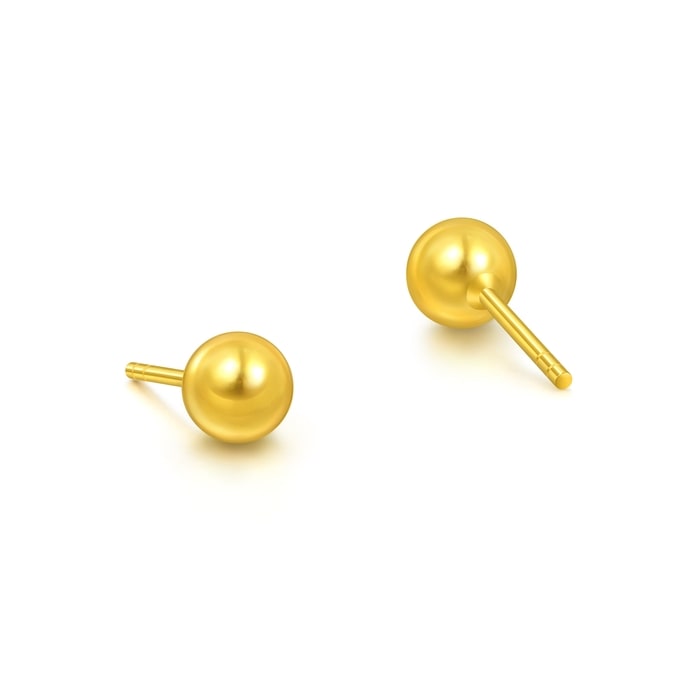 999.9黃金 耳環 | 周生生珠寶 | Essence「永」 | 95442E - 5