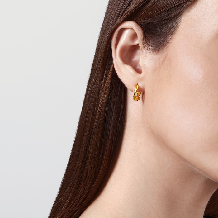 Solid Gold Earring | Chow Sang Sang Jewellery | YuYu | 95466E - 3