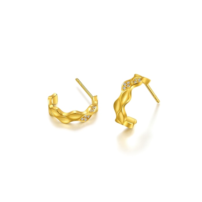 Solid Gold Earring | Chow Sang Sang Jewellery | YuYu | 95466E - 5