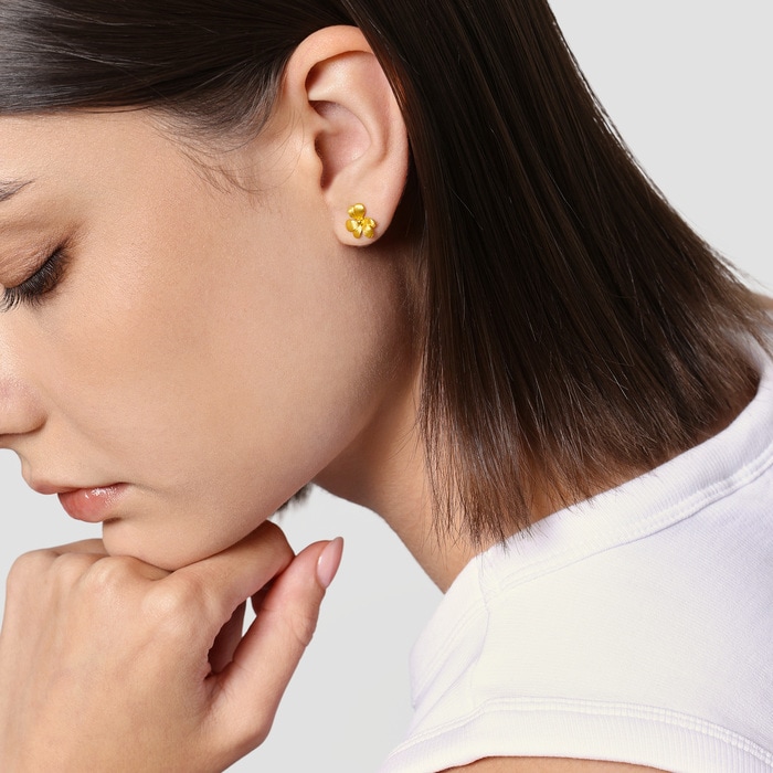 999黃金 耳環 | 周生生珠寶 | 95518E - 3