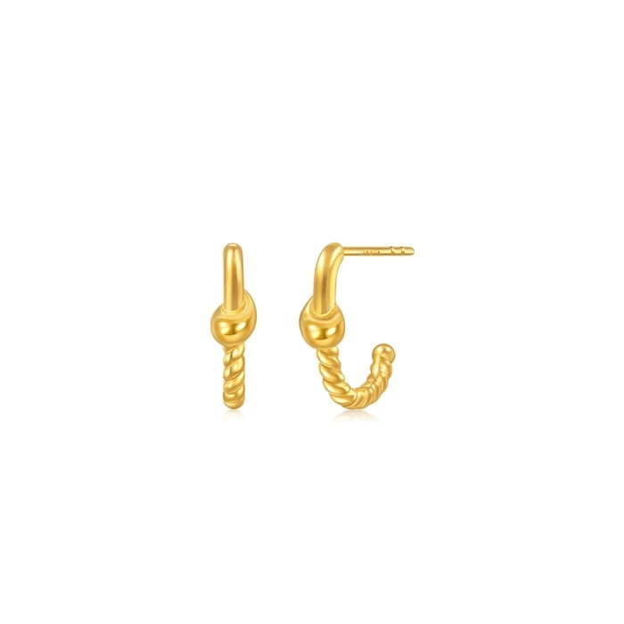 Solid Gold Earring | Chow Sang Sang Jewellery | 95556E - 1