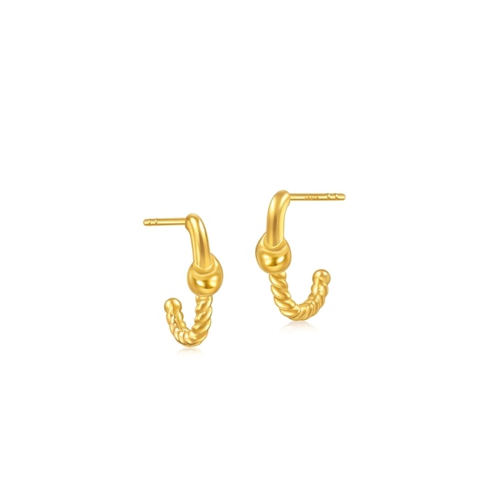 Solid Gold Earring | Chow Sang Sang Jewellery | 95556E - 4