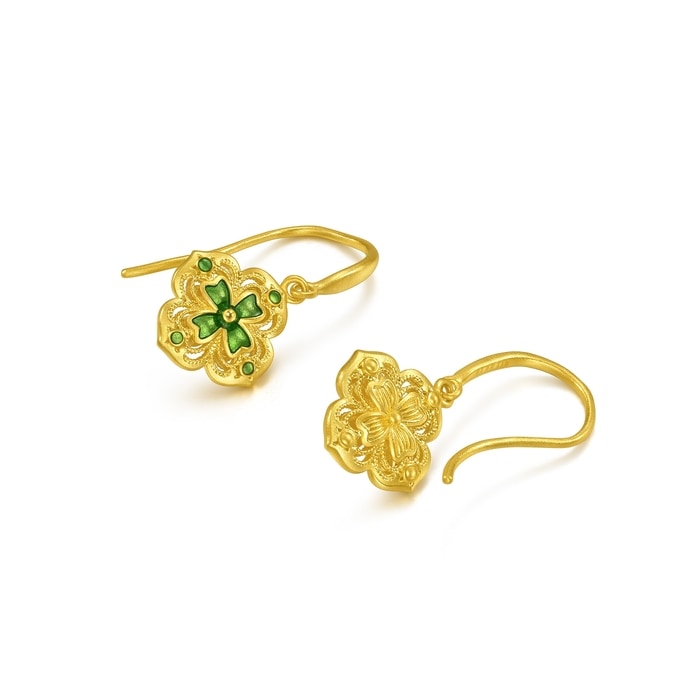 Solid Gold Earring | Chow Sang Sang Jewellery | 95569E - 5