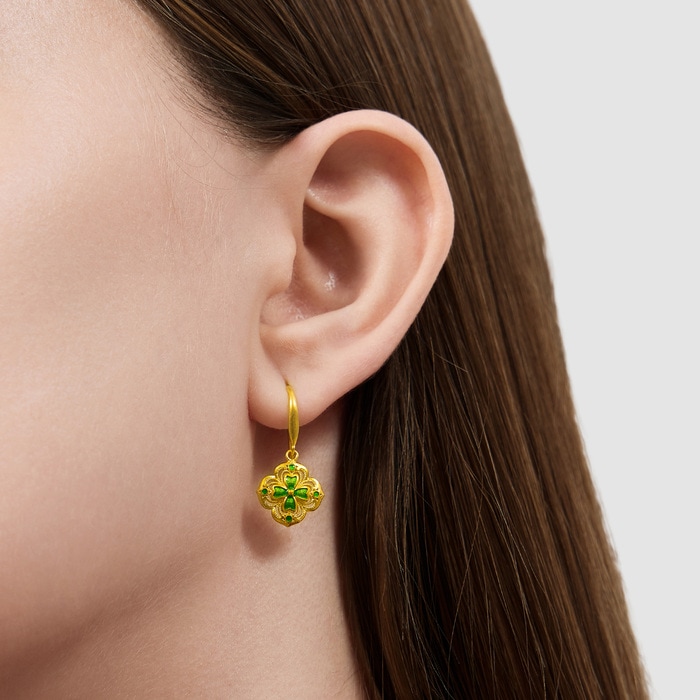 Solid Gold Earring | Chow Sang Sang Jewellery | 95569E - 2