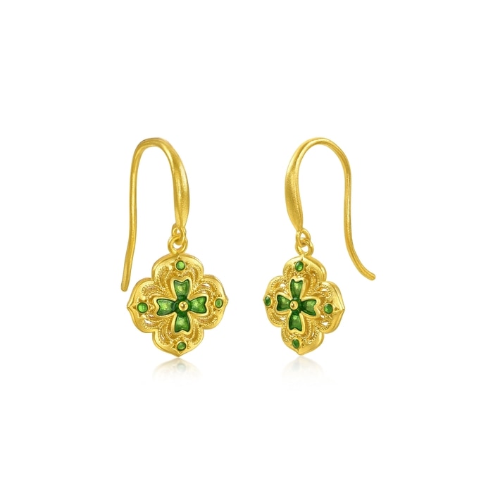 Solid Gold Earring | Chow Sang Sang Jewellery | 95569E - 4