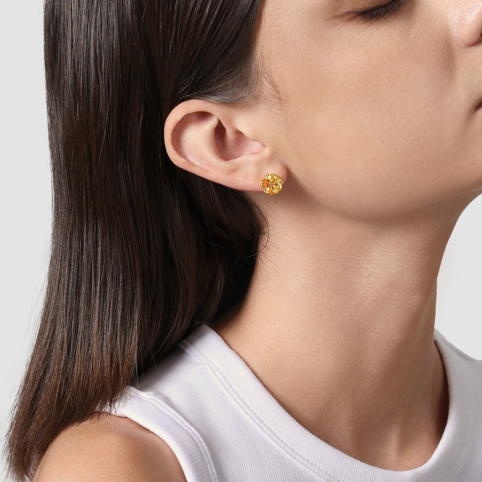 999黃金 耳環 | 周生生珠寶 | 95571E - 3