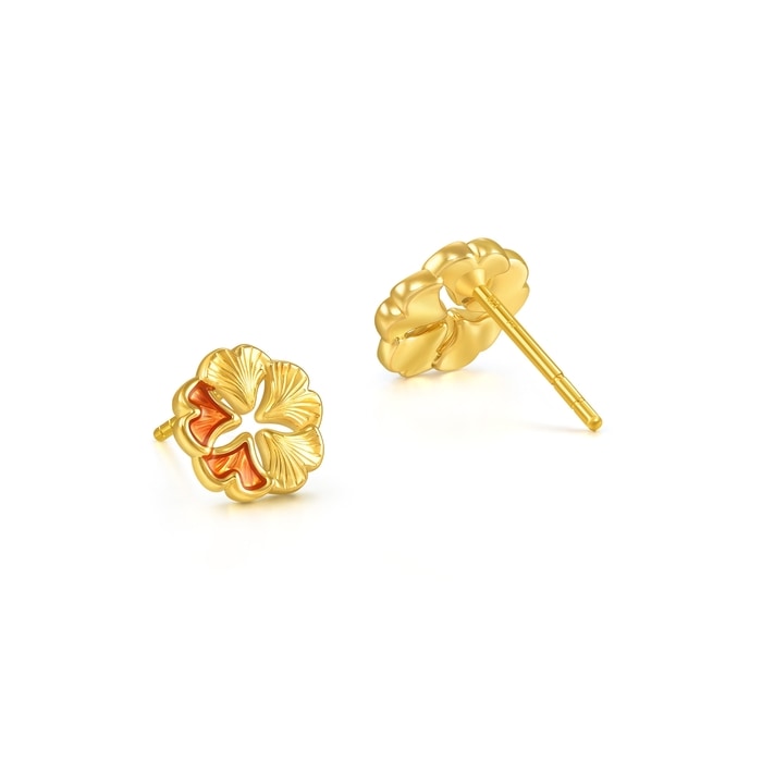 999黃金 耳環 | 周生生珠寶 | 95571E - 5