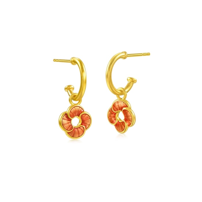 Solid Gold Earring | Chow Sang Sang Jewellery | 95573E - 4