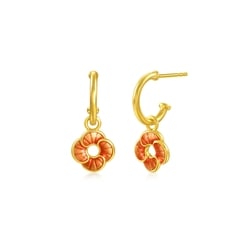 'Taffy' 999 Gold Earrings