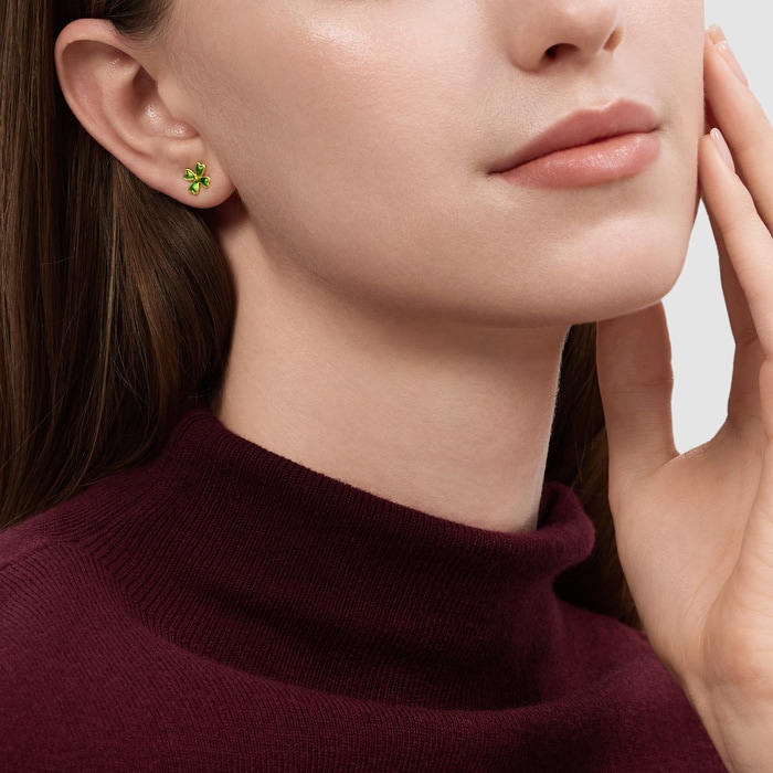 Solid Gold Earring | Chow Sang Sang Jewellery | 95579E - 3