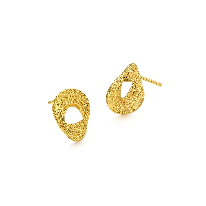 999黃金 耳環 | 周生生珠寶 | Essence「永」 | 95620E - 5