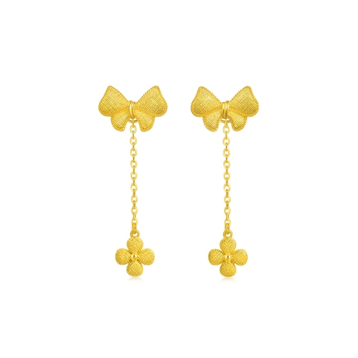 Solid Gold Earring | Chow Sang Sang Jewellery | 95626E - 1