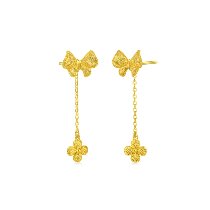Solid Gold Earring | Chow Sang Sang Jewellery | 95626E - 6