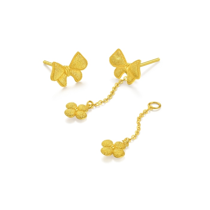 Solid Gold Earring | Chow Sang Sang Jewellery | 95626E - 4