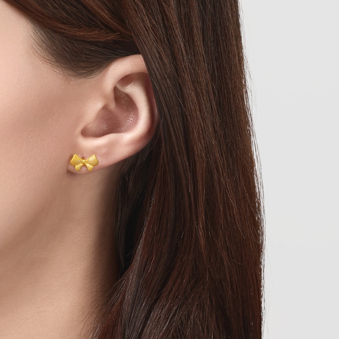 Solid Gold Earring | Chow Sang Sang Jewellery | 95626E - 2
