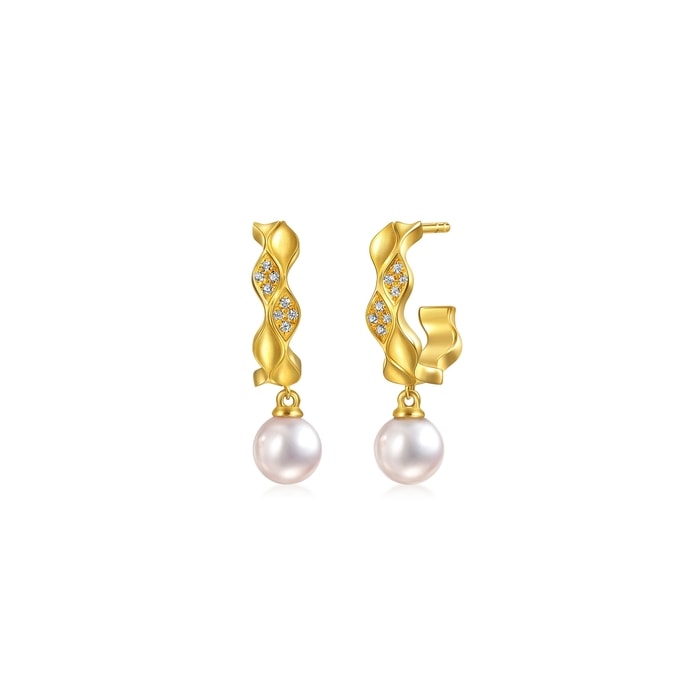 Solid Gold Earring | Chow Sang Sang Jewellery | YuYu | 95679E - 1