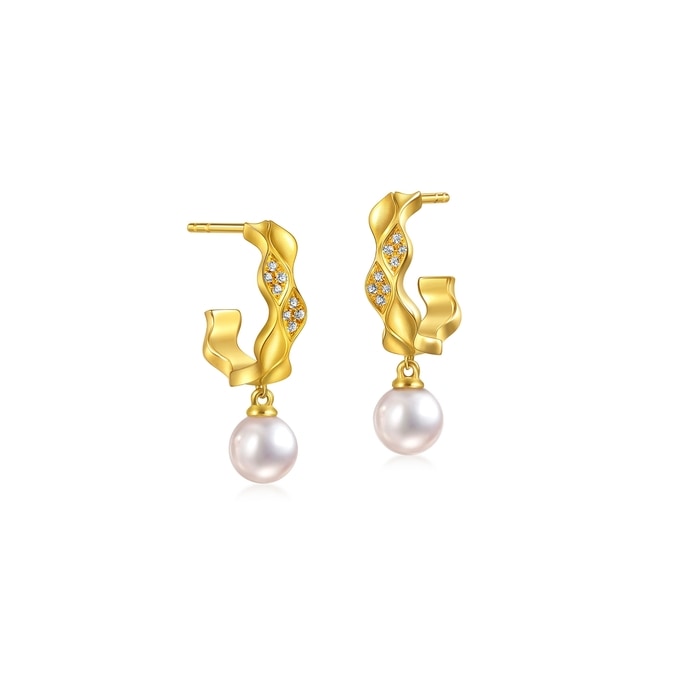 Solid Gold Earring | Chow Sang Sang Jewellery | YuYu | 95679E - 4