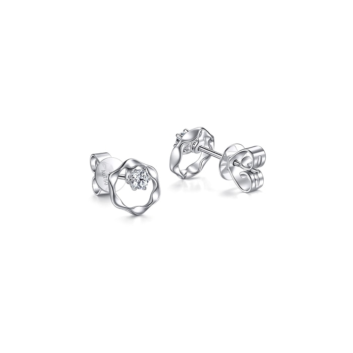 18K White Gold Earring | Chow Sang Sang Jewellery | YuYu | 95724E - 3