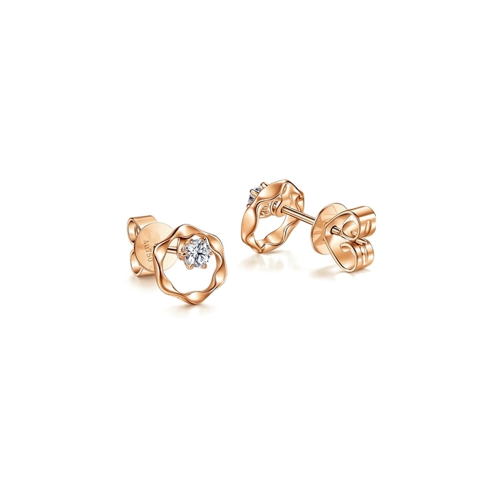 18K Rose Gold Earring | Chow Sang Sang Jewellery | YuYu | 95724E - 3