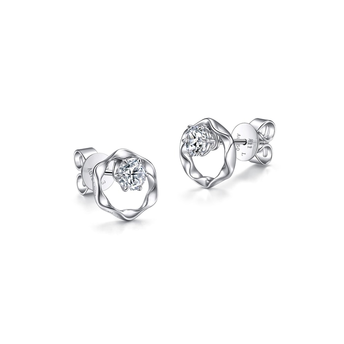 18K White Gold Earring | Chow Sang Sang Jewellery | YuYu | 95725E - 2