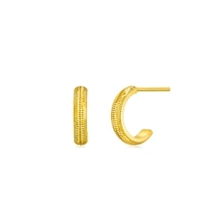 999 Gold Earrings