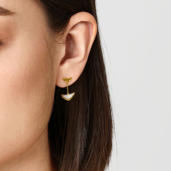 Solid Gold Earring | Chow Sang Sang Jewellery | 95733E - 2