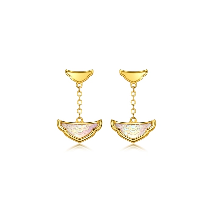 Solid Gold Earring | Chow Sang Sang Jewellery | 95733E - 1