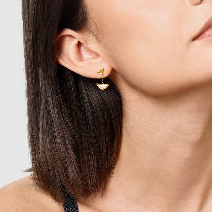 Solid Gold Earring | Chow Sang Sang Jewellery | 95733E - 3