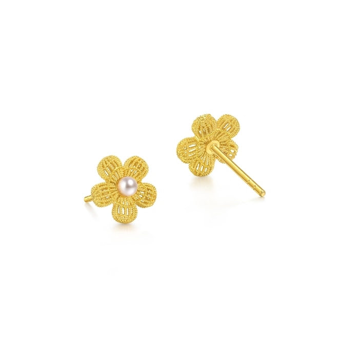 Solid Gold Earring | Chow Sang Sang Jewellery | 95734E - 5
