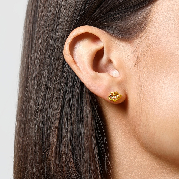 999黃金 耳環 | 周生生珠寶 | 95737E - 2