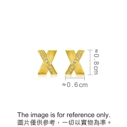 999 Gold Diamond Earrings