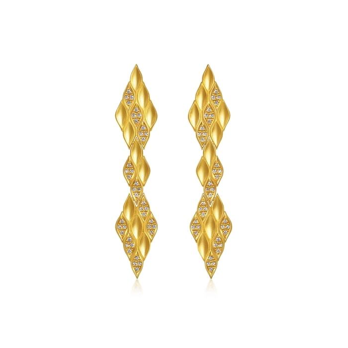 999黃金 耳環 | 周生生珠寶 | YuYu | 95868E - 1