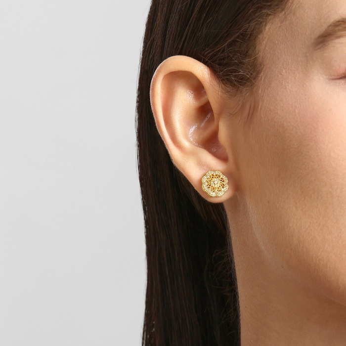 999.9黃金 耳環 | 周生生珠寶 | Cultural Blessings 「文化祝福」 | 95992E - 2