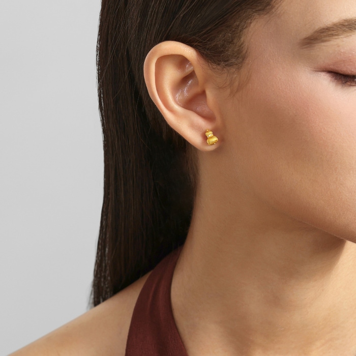 Solid Gold Earring | Chow Sang Sang Jewellery | Cultural Blessings | 95994E - 3