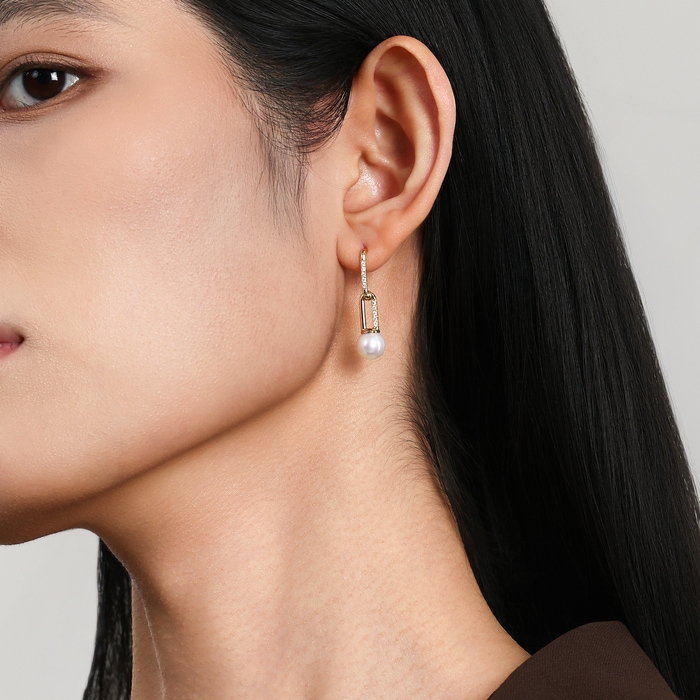 18K Yellow Gold Earring | Chow Sang Sang Jewellery | 96105E - 2