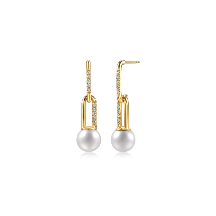 18K Yellow Gold Earring | Chow Sang Sang Jewellery | 96105E - 1