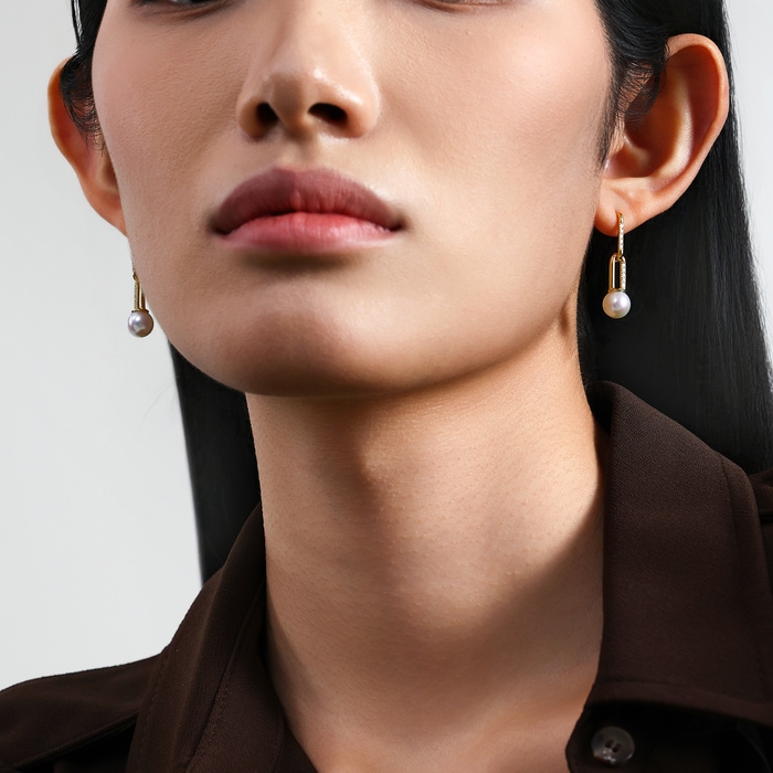 18K Yellow Gold Earring | Chow Sang Sang Jewellery | 96105E - 3