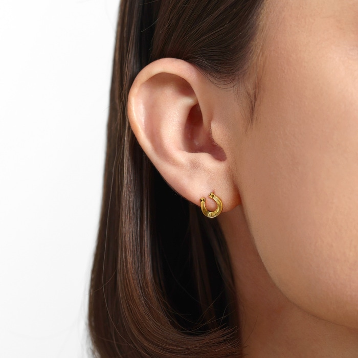 999黃金 耳環 | 周生生珠寶 | Essence「永」 | 96140E - 2