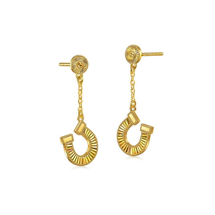 Solid Gold Earring | Chow Sang Sang Jewellery | Essence | 96141E - 2