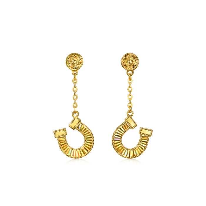 Solid Gold Earring | Chow Sang Sang Jewellery | Essence | 96141E - 1