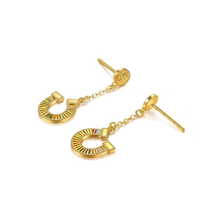 Solid Gold Earring | Chow Sang Sang Jewellery | Essence | 96141E - 3