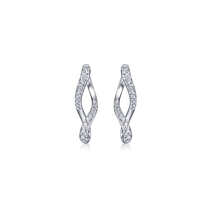 18K White Gold Earring | Chow Sang Sang Jewellery | 96165E - 1